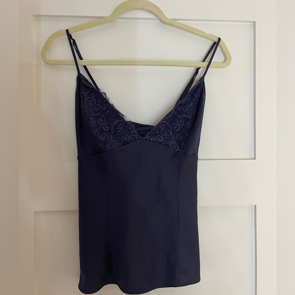 Guess silk spaghetti strap shirt